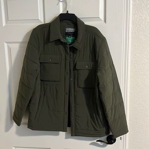 Insulated J. crew Jacket, button up worn once